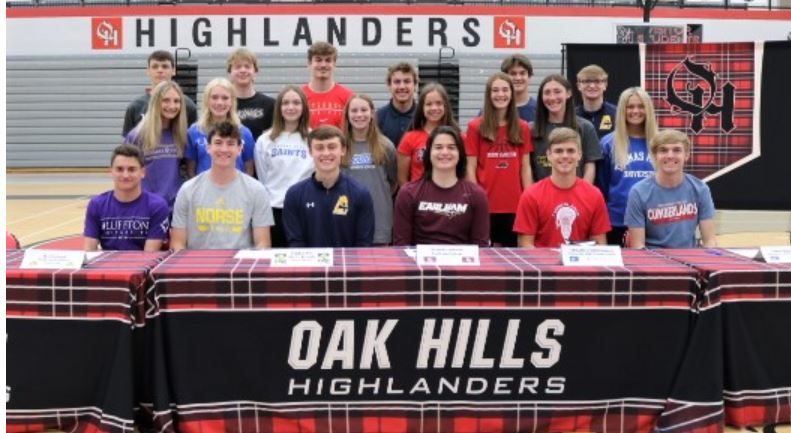 OH Athletics Spring Signing Day 5/6/21